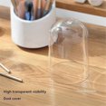thumbnail image 4 of Rotatable Makeup Brush Storage Bucket, Dresser, Dust-Proof with Lid, Pen Holder, Large-Capacity Stor, 4 of 5