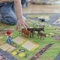 thumbnail image 3 of KC CUBS Playtime Collection Country Farm Road Map With Construction Site Educational Learning Area Rug Carpet For Kids and Children Bedroom and Playroom (5' 0" x 6' 6"), 3 of 7