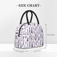 thumbnail image 2 of Rocae Lavender Flowers for Leakproof Lunch Box for Adults, Wide Opening Lunch Tote Bag, Reusable Lunch Cooler Bag, 2 of 6