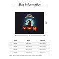thumbnail image 2 of Halloween Decorations Throw Blanket for Couch, Halloween Witch Hat Pumpkin Halloween Blanket Fuzzy Throw Blanket, Halloween Decor Cuteness Plush Flannel Blanket & Throws, 2 of 7