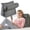 Grey, variant on Cheer Collection Wedge Reading Pillow with Adjustable Bolster Memory Foam Back Support Black