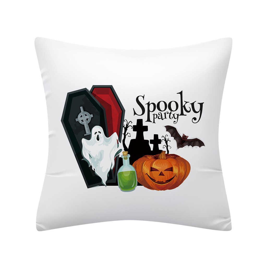 Halloween Pumpkin Throw Pillow Cover Pillowcases Decorative Sofa Cushion Cover
