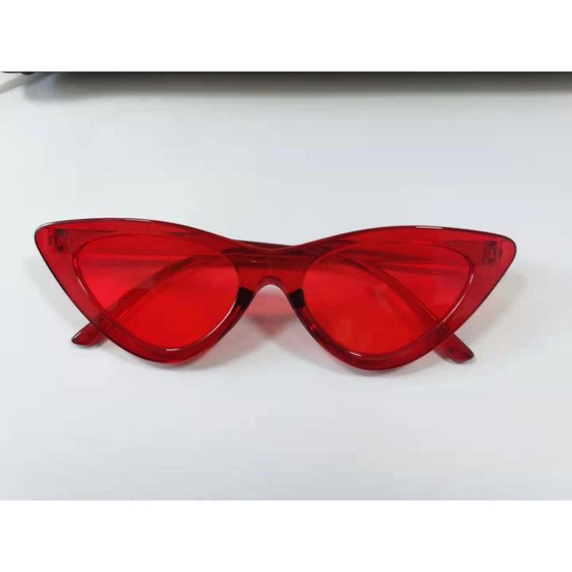 Sombras gafas de sol para mujer gafas de moda gafas con estilo Retro Hip-hop pequeño ojo de gato Gao Jiahui unisex