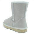 thumbnail image 3 of LostFox Women Classic Snow Boots Cow Suede Mid-calf Winter Warm Shoes Non-slip Outdoor Activities, 3 of 9