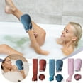thumbnail image 4 of Bath Loofahs Multipack,Exfoliating Washcloth Towel,Bath Loofahs and Sponges Set,Back Scrubber Massage Brush,Shower Washing Aid for Removing Dead Skin,Back Scrubber for Shower,Massage Glove with Back, 4 of 4