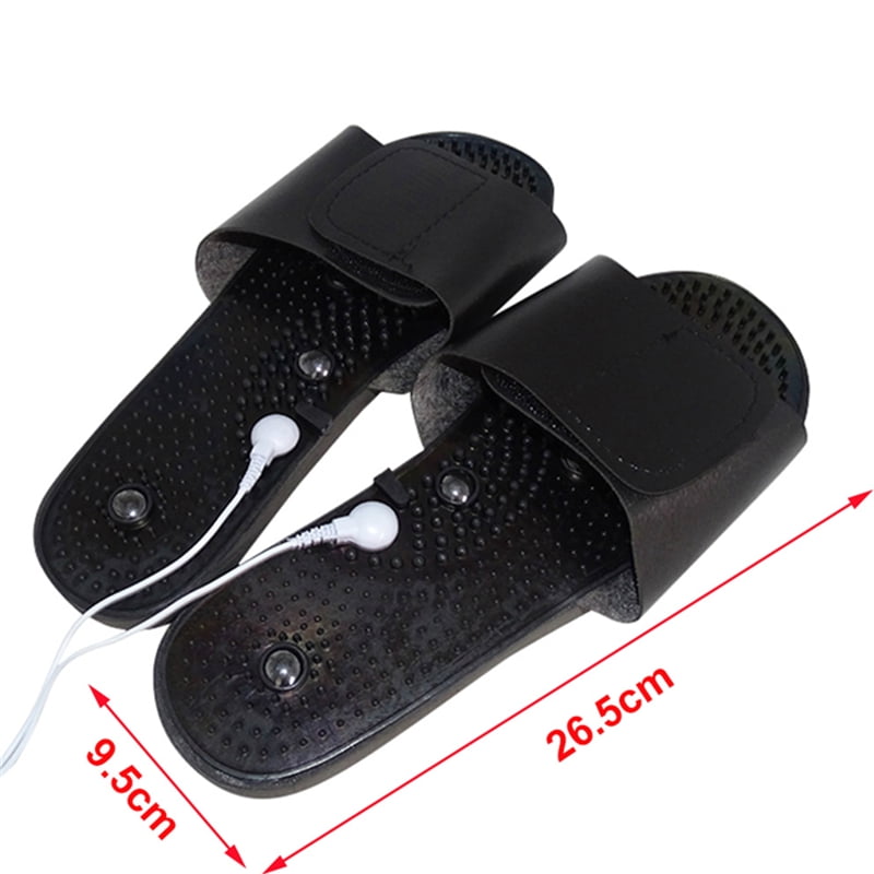 1 Pair Slippers Body Relaxing Massage Foot Shoes Massager Machine Kit