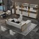 thumbnail image 3 of Drawers Desktop Workbench Luxury Executive Corner Office Desks L Shape Conference Scrivania Ufficio Lavoro Office Furniture My Lux Decor Round, 3 of 14