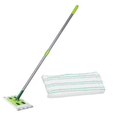 Quick Shine Hardwood Floor Mop Kit with Microfiber Mop Pad