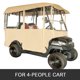 thumbnail image 1 of Funda coche suministros golf cuatro plazas beige ENC-011, 1 of 8