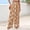 Khaki, variant on Women's Wide Leg Palazzo Pants 2026 Summer Boho Floral Trousers Drawstring Elastic Waist Wide Leg Pants with Pockets Spring Flowy Beach Vacation Clothes Resort Wear Lounge Pants Black L
