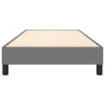 thumbnail image 3 of vidaXL Bed Frame Dark Grey 100x190 cm Twin Fabric, 3 of 5