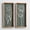 Green-7" x 16", variant on 7" x 16" Green Wooden Wall Art Set of 2 for Bathroom Bedroom Living Room Office