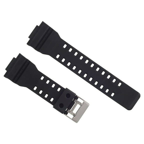 RUBBER WATCH BAND STRAP FOR CASIO G SHOCK GA-110 GA-120 GA-200 WATCH BLACK