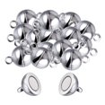 thumbnail image 2 of AMLESO Jewelry Locking Clasp Connector Necklace Making Round 20pcs, 2 of 8