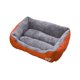 thumbnail image 5 of Cama para perros pequeños y gatos de 17,7x11,8 pulgadas, suministros suaves y cálidos para mascotas, Base antideslizante multifuncional, cama para Naranja, 5 of 9