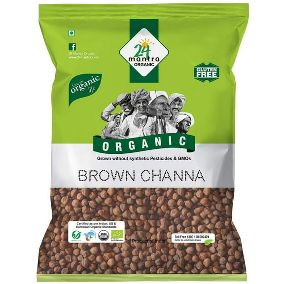 24 Mantra Organic Brown Chana (Brown Chickpea)