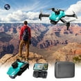 thumbnail image 2 of ESULOMP Foldable Drone with Camera HD 1080P Camera FPV Drone for Beginners Gesture Control,Obstacle Avoidance，Headless Mode ,WiFi RC Quadcopter,Cool Light, 2 of 9