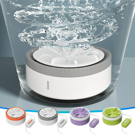 HBBKVI Portable Washing Machine,USB Powered 3 Timing Modes Mini Turbo Washing Machine and Dishwasher, Suitable for Travel,Business Trip,Home,Fruit Cleaning and Dish Wa
