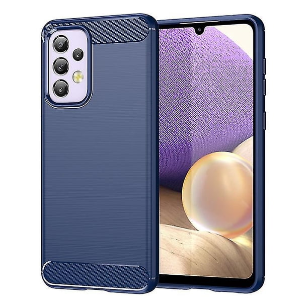 Funda de TPU de fibra de carbono con textura cepillada para Samsung Galaxy A33 5g