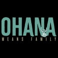 thumbnail image 2 of Men's Lilo & Stitch Bold Ohana means Family Graphic Tee Black 2X Large, 2 of 5