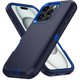 thumbnail image 1 of Armadura a prueba de golpes Defender funda de teléfono para iphone 11 12 13 14 15 Pro Max X XS XR XSMAX 7 8 Plus SE2 SE4 PC duro + cubierta trasera de TPU, 1 of 5
