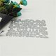 thumbnail image 5 of Troqueles de corte de metal con letras y números, plantilla para álbum de recortes, tarjetas de papel, molde, relieve, decoración, 5 of 5