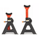 thumbnail image 1 of Torre Auto 2 Piezas 3 Toneladas Doble Seguro Altura 28-41 Cm negro, 1 of 5