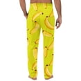 thumbnail image 5 of YLSDY Funny Banala Print Men's Pajama Pants with Pockets Lounge Pants Casual Sleepwear Bottoms Loungewear Yellow M, 5 of 5