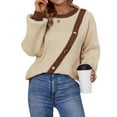 thumbnail image 1 of Tralilbee Women's Drop Shoulder Sweater, 1 of 6