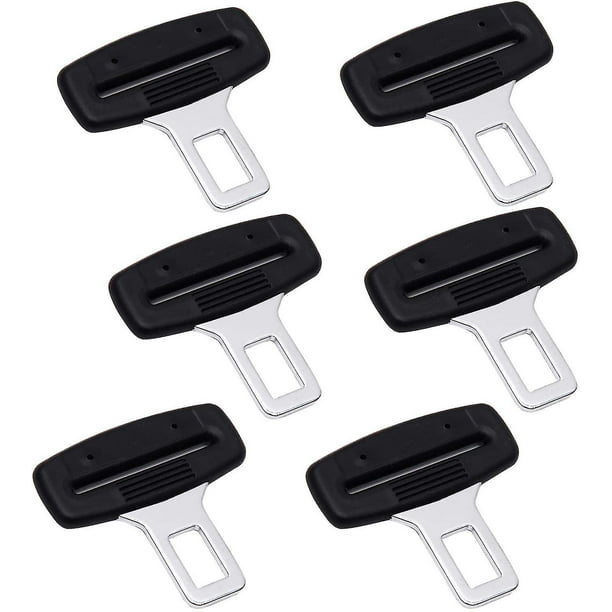 Clip para cinturón de seguridad de coche de 6 piezas, inserto para cinturón de seguridad de coche, adecuado para una amplia gama