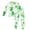 White, variant on Xmyrz Baby Girls Pajama Set Two Piece Print Stylish St. Patrick'S Day Long Sleeve Casual Comfort Pj Set Sleepwear Outfit