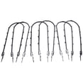 thumbnail image 4 of 6PCS Plant Climbing Frame Garden Trellis Plastic Durable Tomatoes Natural U-Hoop, 4 of 10