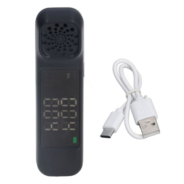 Alcoholímetro portátil de alta precisión con carga USB y pantalla LED para una medición precisa del alcohol