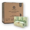 thumbnail image 1 of Bolsas para excrementos de perro certificadas por Pawtopia, compostables para el hogar (240), 1 of 7