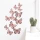 thumbnail image 4 of 12 pegatinas de pared de mariposa hueca con textura de metal 3D. Wmkox8yii fhajkh511, 4 of 6