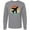 Athletic Heather, variant on Airplane Pilot Vintage Sunset Long Sleeve T-Shirt