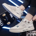 thumbnail image 2 of Zapatillas de skate de caña alta para hombre con buen agarre y cordones transpirables., 2 of 5
