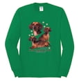 thumbnail image 2 of If It's Not a Dachshund It's Just a Dog Gift | Mens Dog Lover Long Sleeve T-Shirt, Kelly, Small, 2 of 3