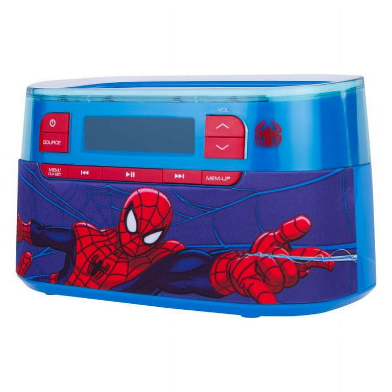Sakar Spiderman Bluetooth Clock Radio - Walmart.com