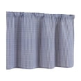 thumbnail image 2 of YFGEFTR Gingham Check Curtain, Farmhouse Decorative Window Curtain for Classroom Office Kitchen Laundry Room Cafe(17.72x39.37inch), 2 of 6