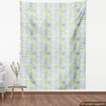 thumbnail image 4 of Ambesonne Vintage Fabric by the Yard Upholstery, Scandinavian Abstract Art, 3 Yards, Mustard and Pale Cadet Blue, 4 of 5