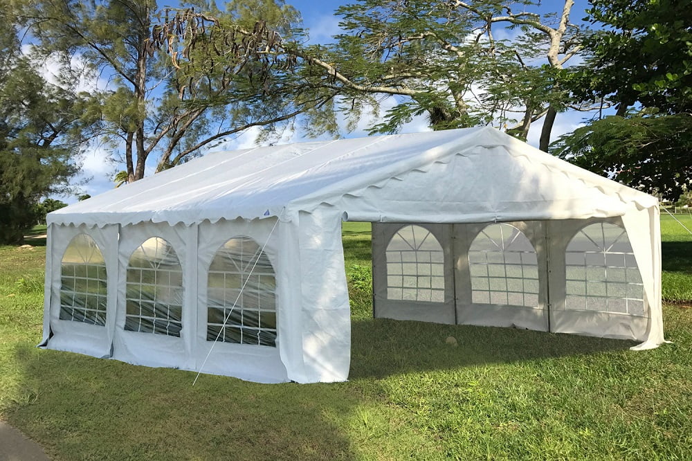 20'x20' Budget PVC Party Tent Canopy Shelter - White - By DELTA ...