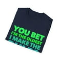 thumbnail image 4 of Funny Oldest Graphic Novelty R U L E Kids Family Tees, 4 of 4