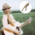 thumbnail image 4 of EeaseCA Classical Electric Guitar Capo Creative Cheetah Capo Guitar Accessories (Golden), 4 of 7