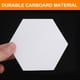 thumbnail image 4 of 400 Contador de papel hexagonal para piezas de acolchado, plantilla de papel para piezas de 2 pulgadas, suministros de patchwork de papel de base, 4 of 7