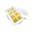 thumbnail image 3 of EGNMCR 8 Silicone Ice Tray Press Type Soft Bottom Ice Maker With Lid Food Freezer ice cube tray, 3 of 5