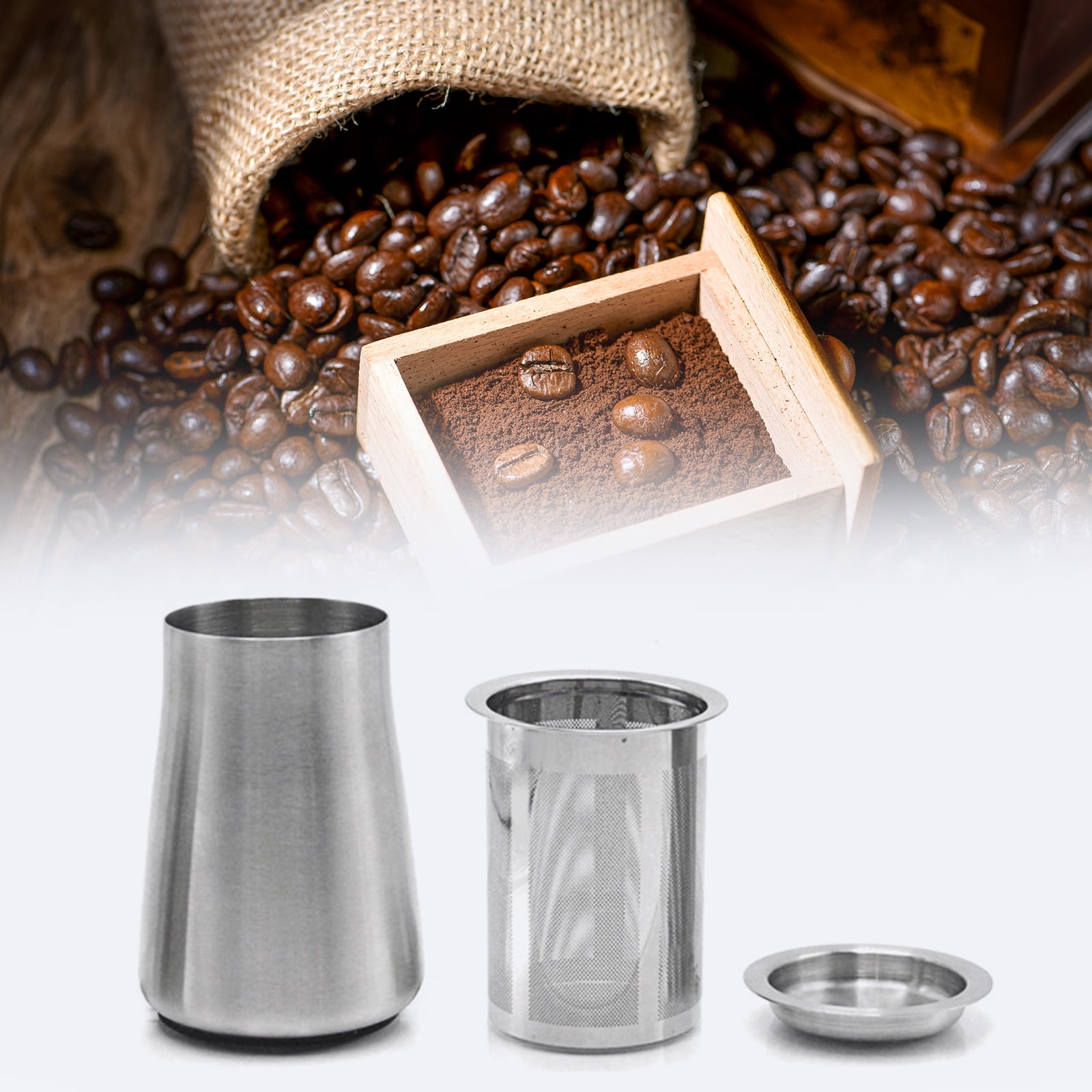 Stainless Steel Spice Shaker, Powder Shaker Coffee Sieve Fine Mesh Strainer  With Lid (d-583-a)