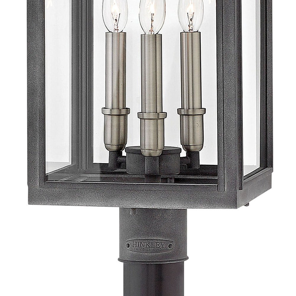 Hinkley Lighting - Sutcliffe - 3 Light Large Outdoor Post Top or Pier Mount