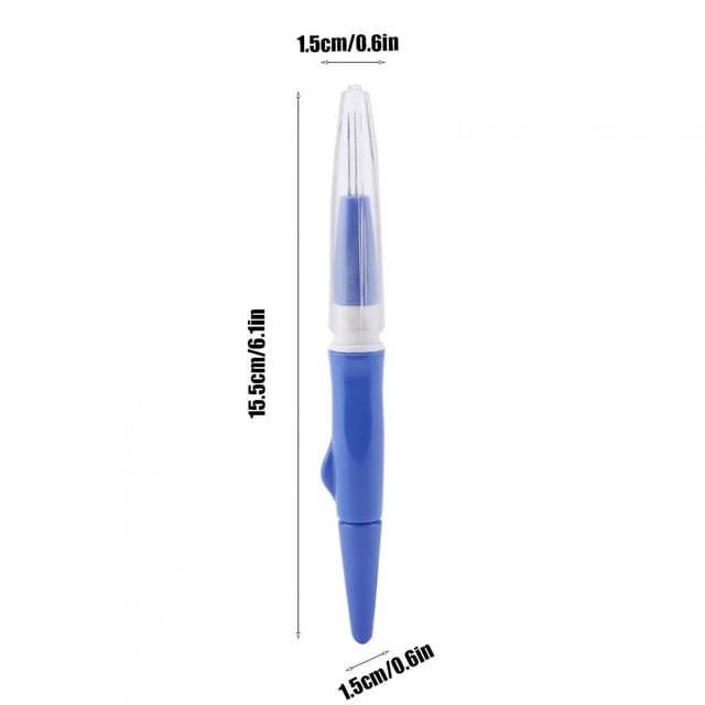 Needle Felting Tools, Embroidery Felting Needle Punch Pen Felting Needle Punch Needle Threader with 3 Fine Needles Set Tool for DIY Craft