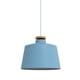 thumbnail image 1 of Lampara De Techo Colgante Macaron Retro Con Madera 28 Cm de Diámetro ilios innova  Azul, 1 of 9